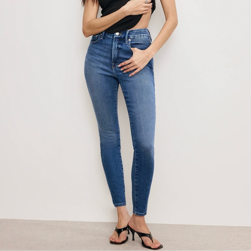Good American 16 Good Waist Women’s Skinny Jeans High Rise GW014T